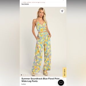 floral pants & top matching set